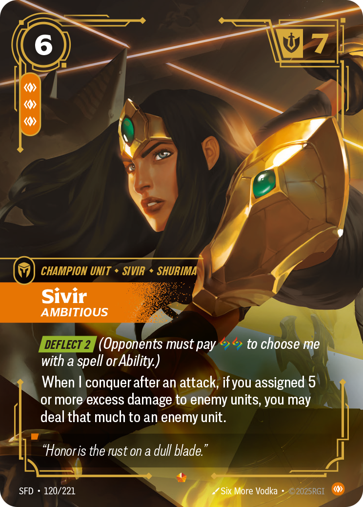 Sivir - Ambitious (Spiritforged SFD-120)