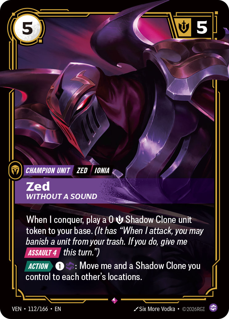 Zed, Without a Sound (Vendetta VEN-112)