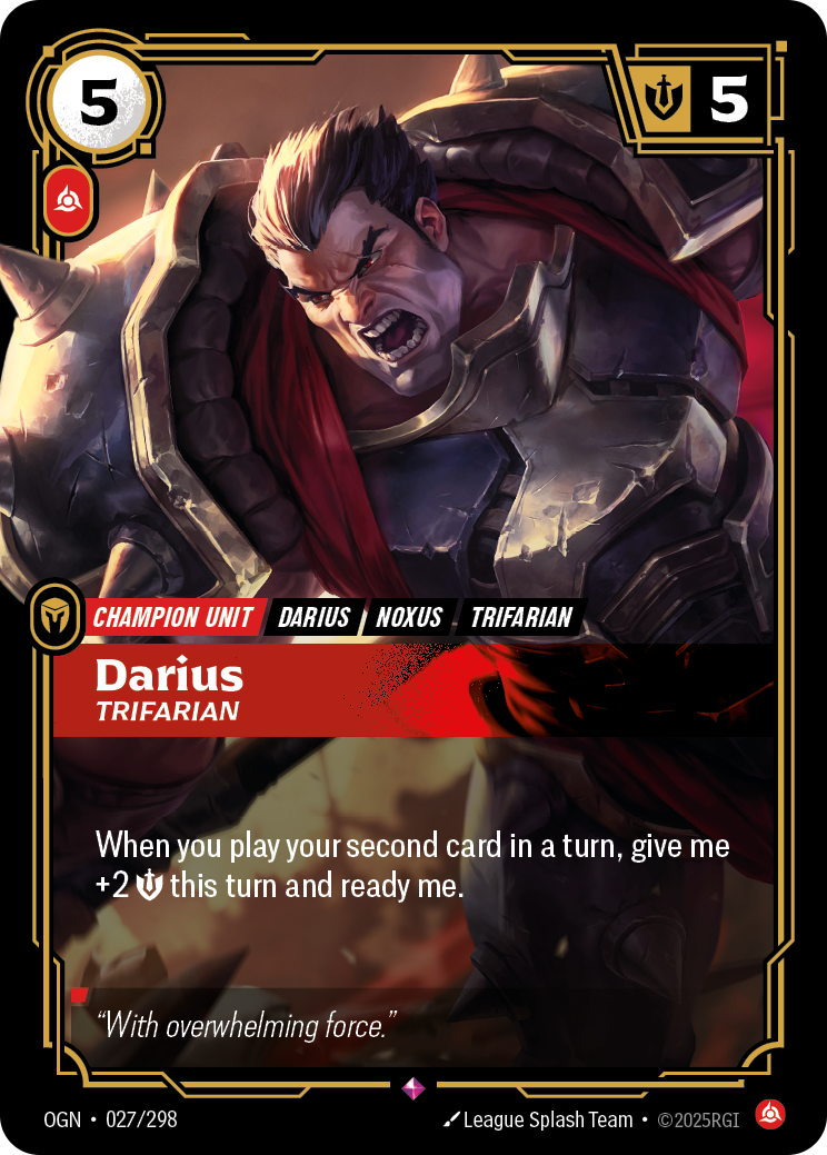 Darius - Trifarian (Origins OGN-027)