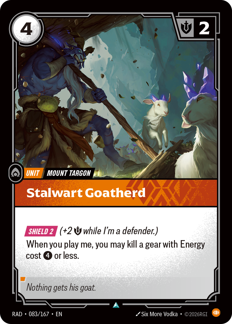 Stalwart Goatherd (Radiance RAD-083/167)