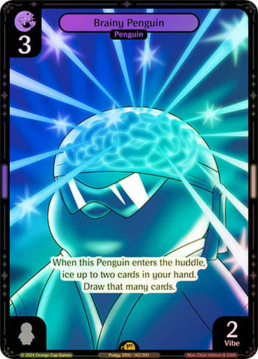 142 - Brainy Penguin - Foil