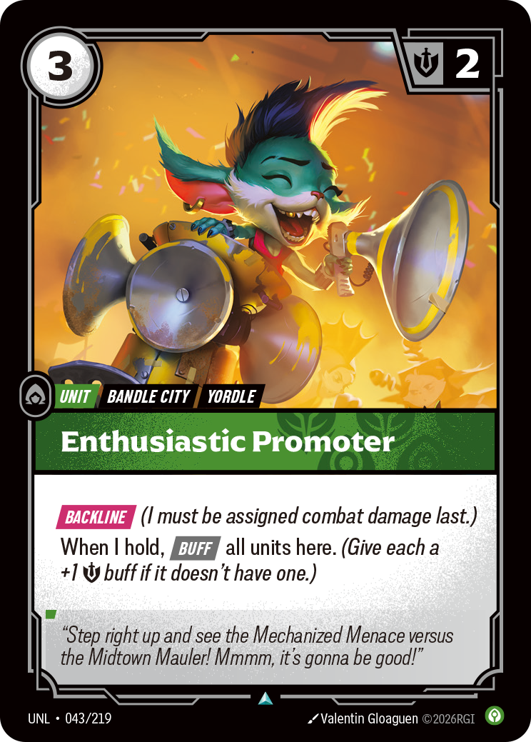 Enthusiastic Promoter (Unleashed UNL-043)