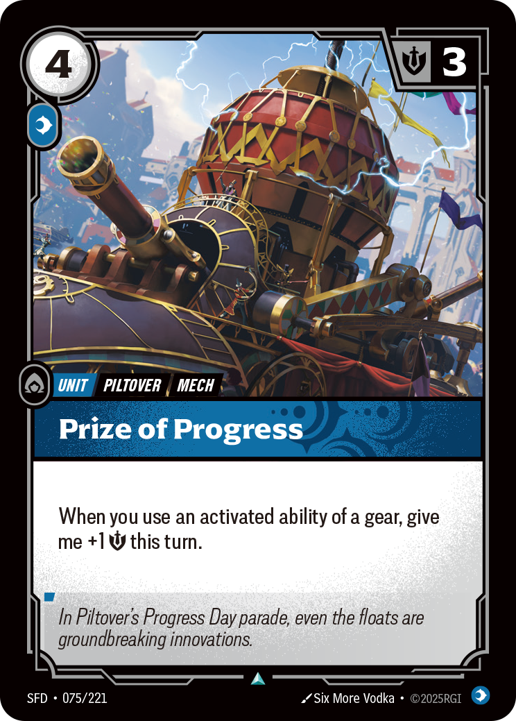 Prize of Progress (Spiritforged SFD-075)