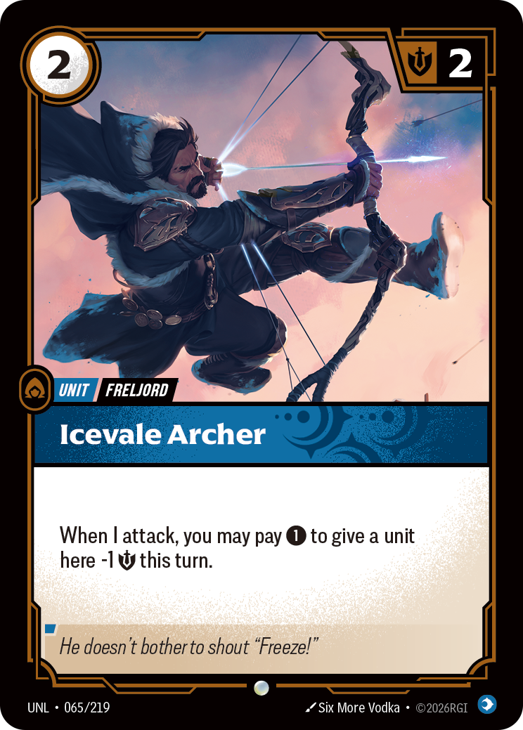 Icevale Archer (Unleashed UNL-065)