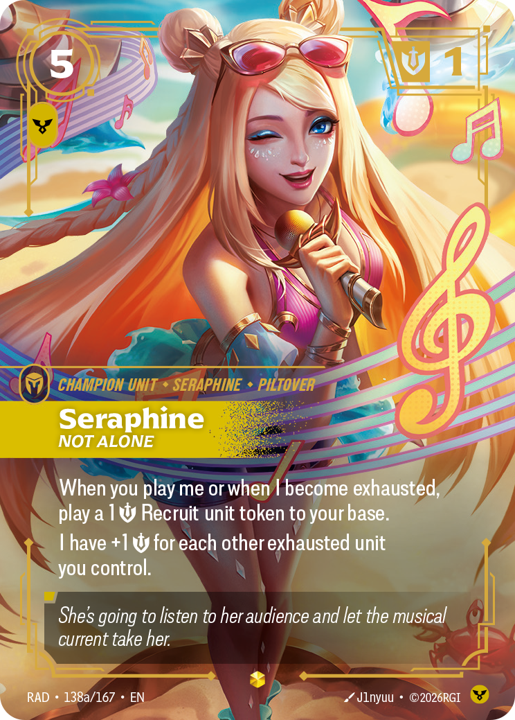 Seraphine, Not Alone (Radiance RAD-138a/167)