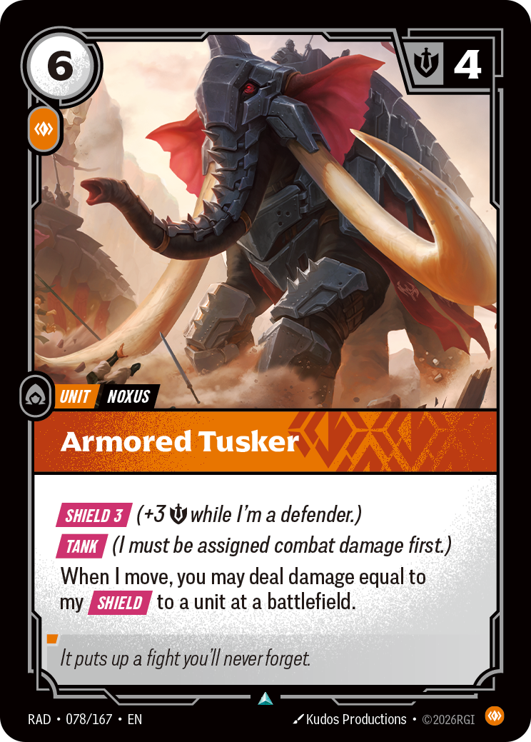 Armored Tusker (Radiance RAD-078/167)
