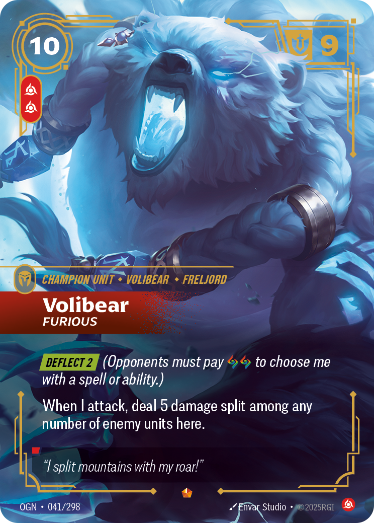 Volibear - Furious (Origins OGN-041)