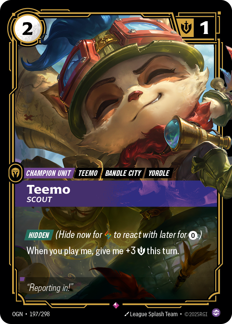 Teemo - Scout (Origins OGN-197)