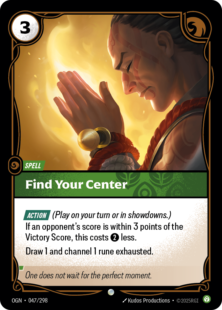 Find Your Center (Origins OGN-047)