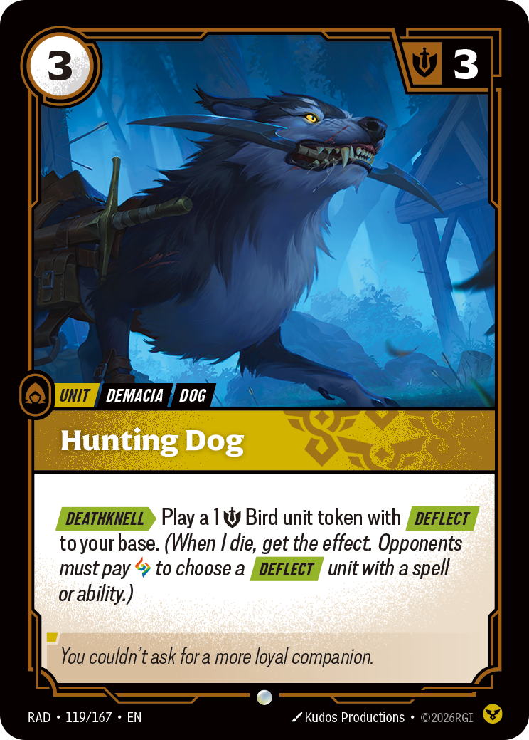 Hunting Dog (Radiance RAD-119/167)
