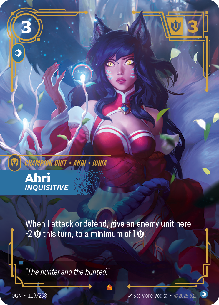 Ahri - Inquisitive (Origins OGN-119)