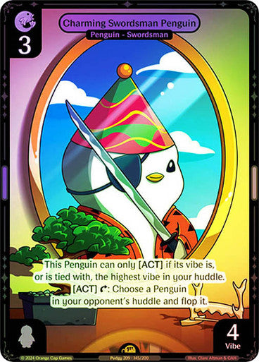 145 - Charming Swordsman Penguin - Foil