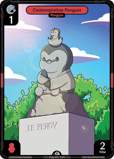 001 - Contemplation Penguin