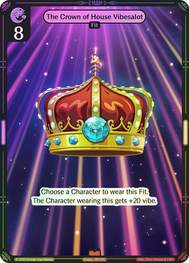 189 - The Crown of House Vibesalot - Foil