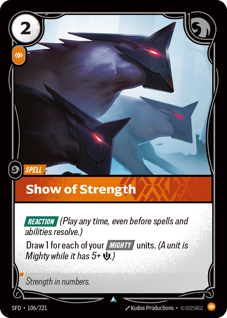 Show of Strength (Spiritforged SFD-106)