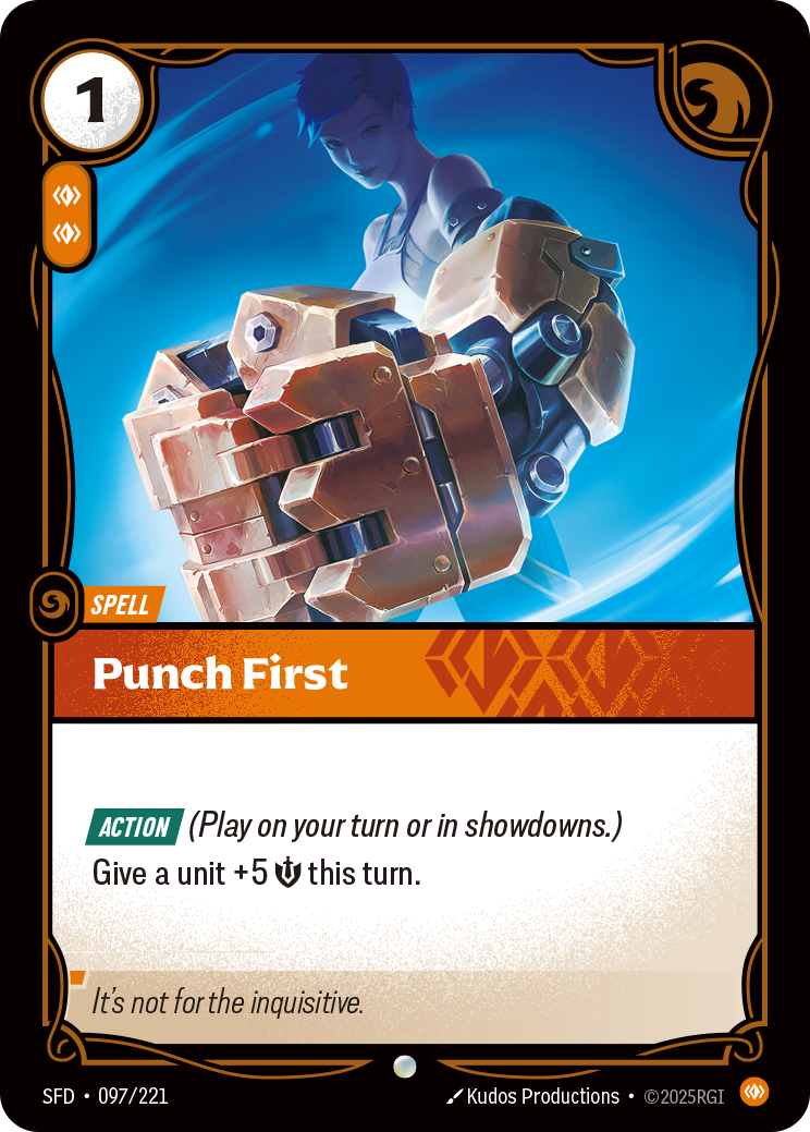 Punch First (Spiritforged SFD-097)