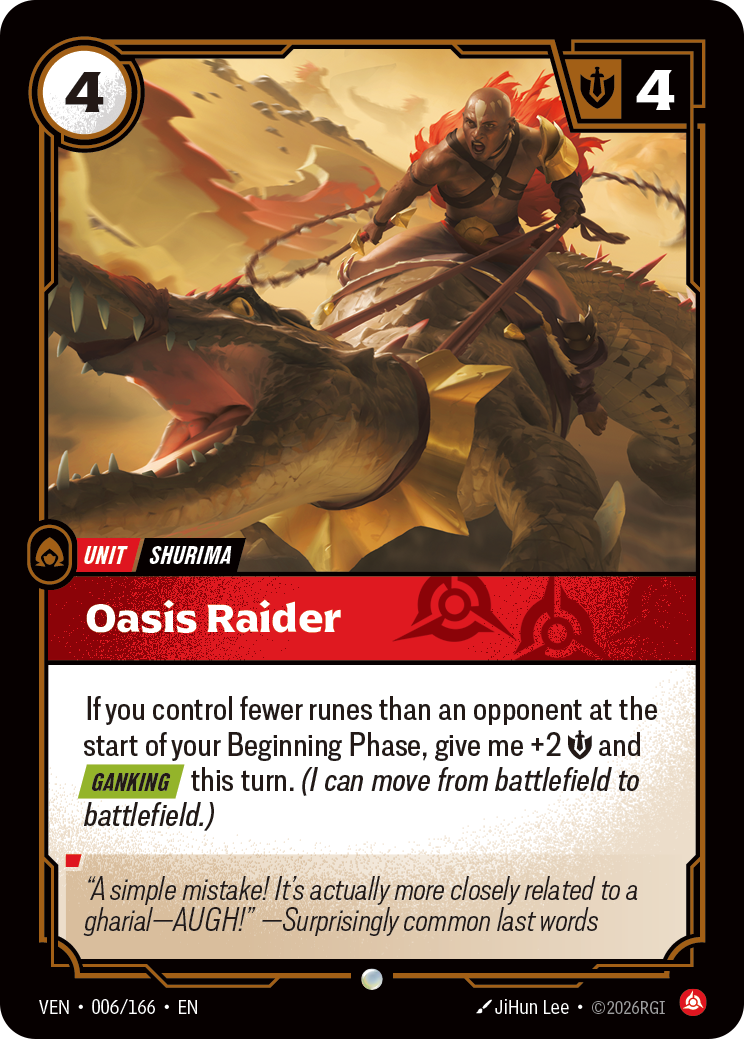 Oasis Raider (Vendetta VEN-006)