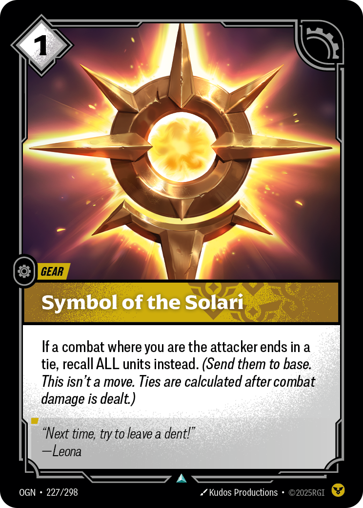 Symbol of the Solari (Origins OGN-227)