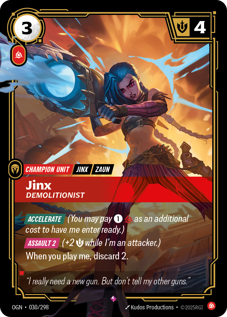 Jinx - Demolitionist (Origins OGN-030)