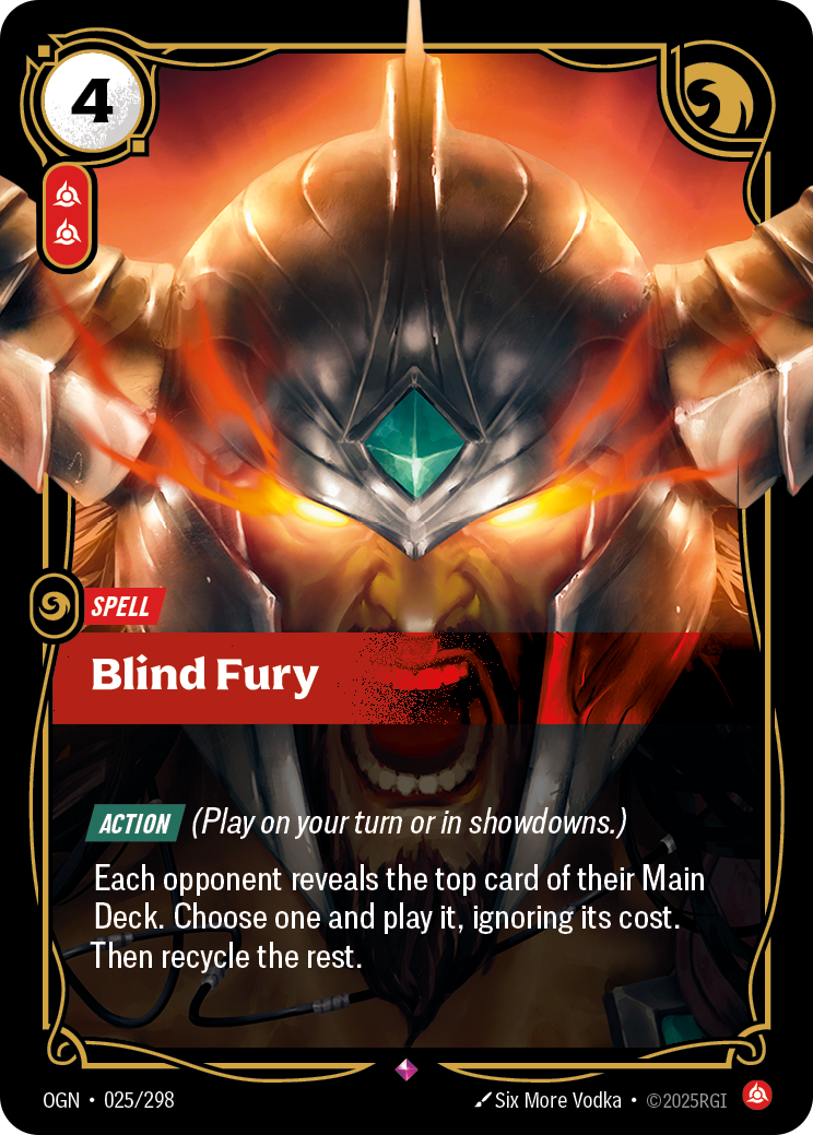 Blind Fury (Origins OGN-025)