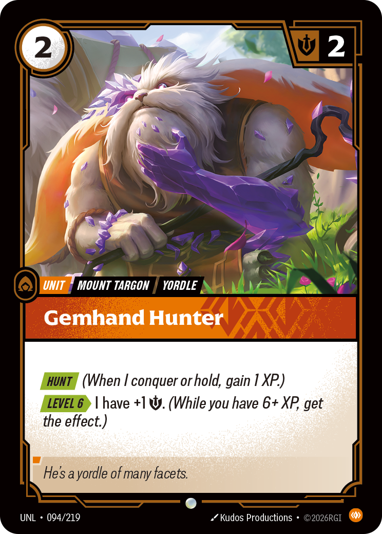 Gemhand Hunter (Unleashed UNL-094)