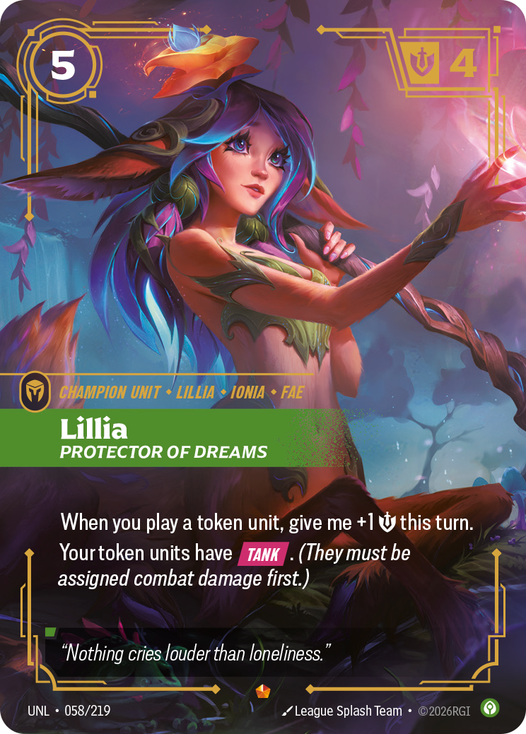Lillia - Protector of Dreams (Unleashed UNL-058)