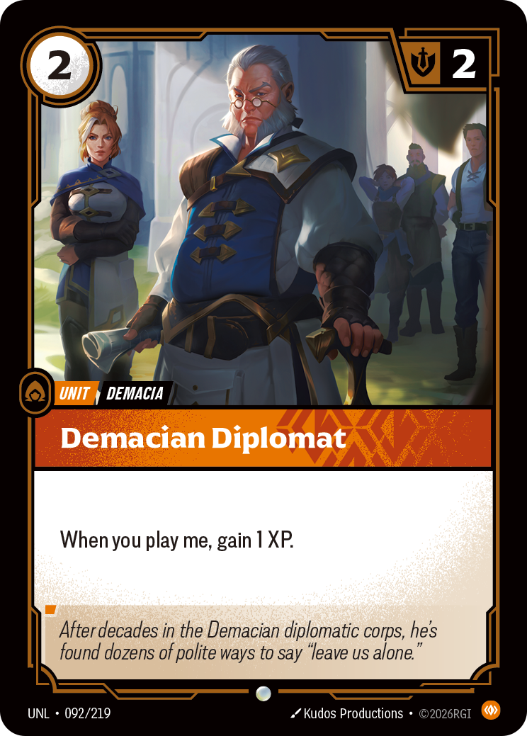Demacian Diplomat (Unleashed UNL-092)