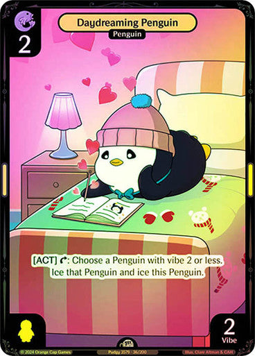 036 - Daydreaming Penguin - Foil
