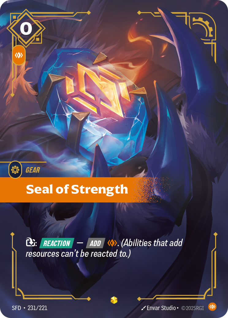Seal of Strength (Spiritforged SFD-231)