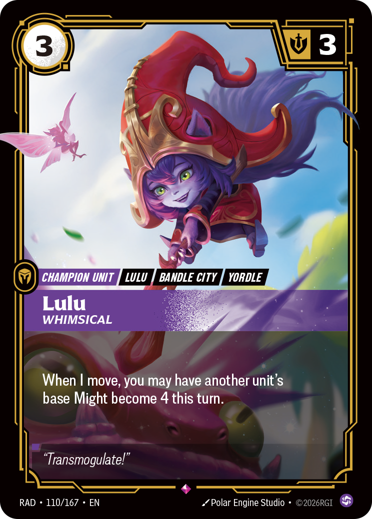 Lulu, Whimsical (Radiance RAD-110/167)