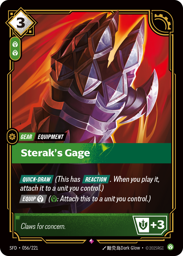 Sterak's Gage (Spiritforged SFD-056)