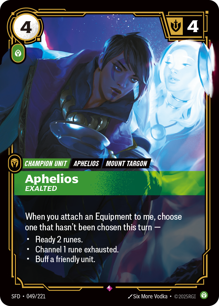 Aphelios - Exalted (Spiritforged SFD-049)