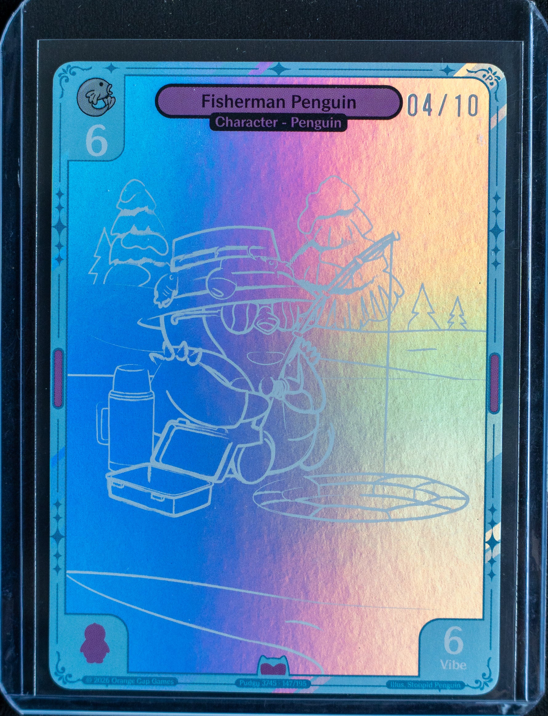 Fisherman Penguin Sketch 04/10