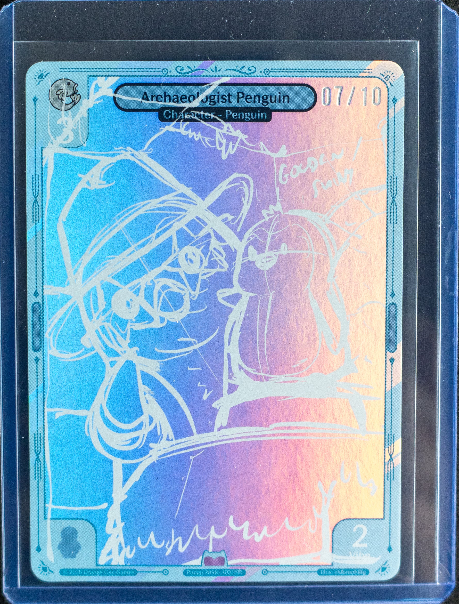 Archaeologist Penguin Sketch 07/10