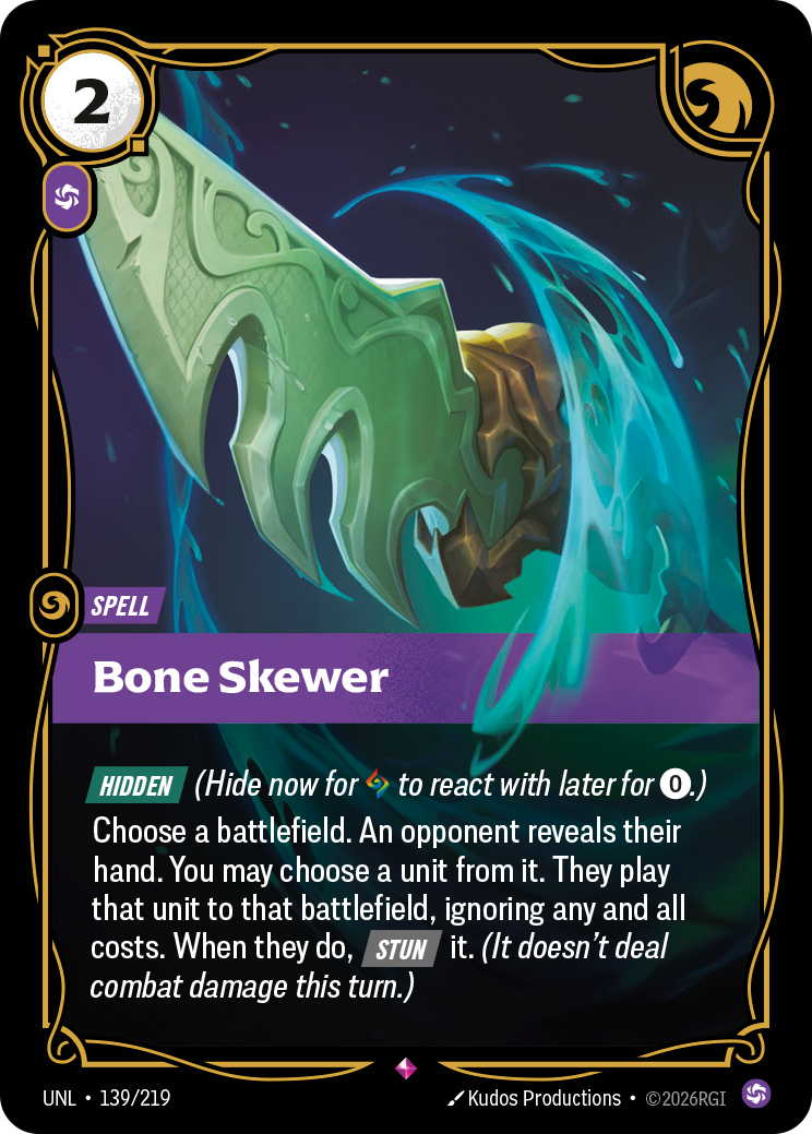 Bone Skewer (Unleashed UNL-139)