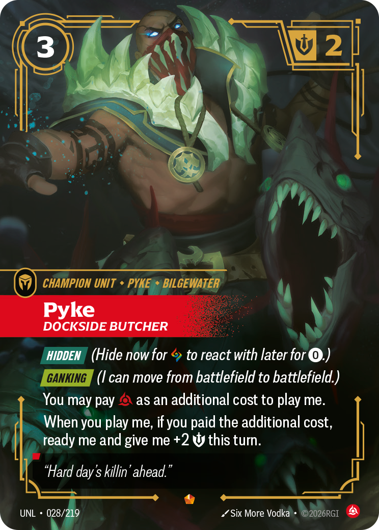 Pyke - Dockside Butcher (Unleashed UNL-028)