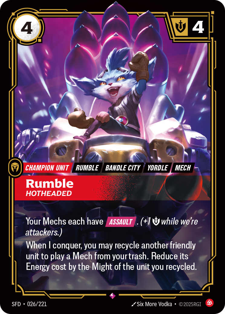Rumble - Hotheaded (Spiritforged SFD-026)