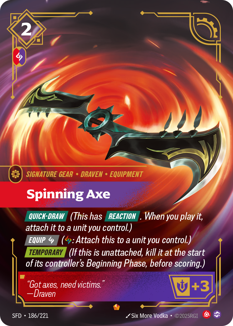 Spinning Axe (Spiritforged SFD-186)
