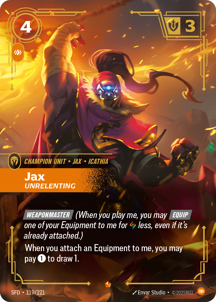 Jax - Unrelenting (Spiritforged SFD-119)