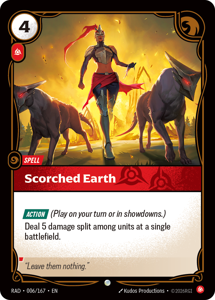 Scorched Earth (Radiance RAD-006/167)