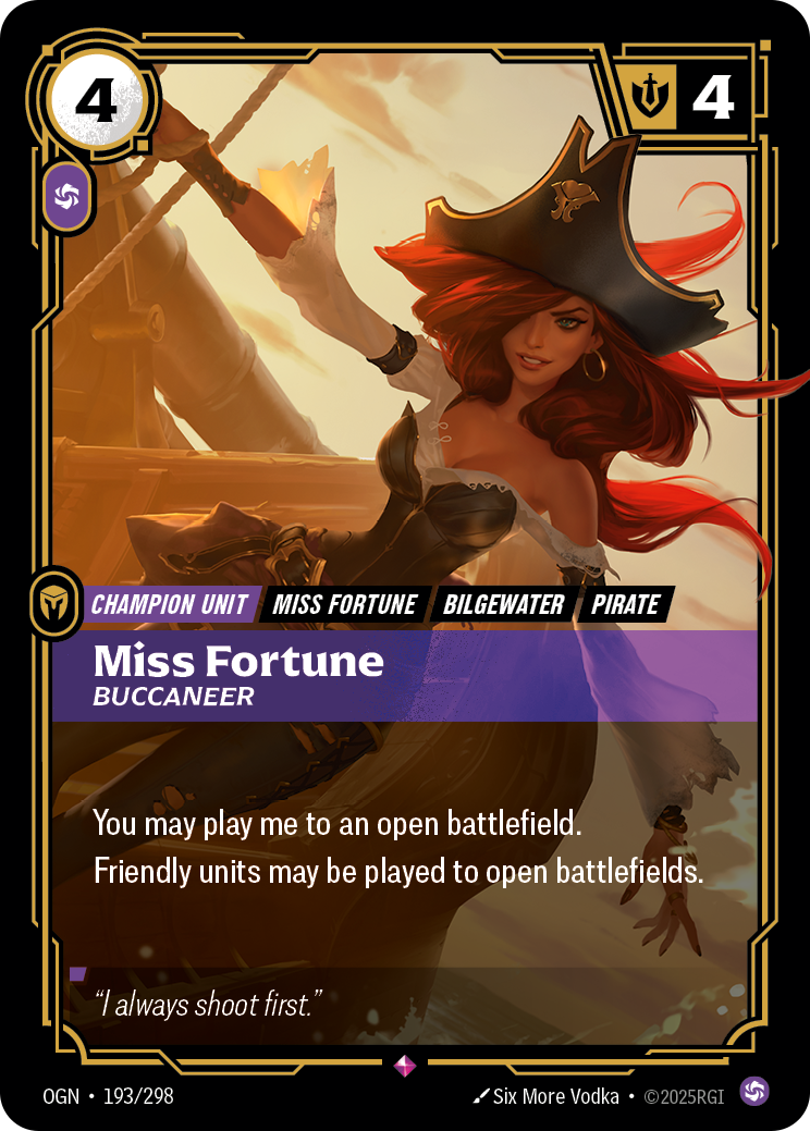 Miss Fortune - Buccaneer (Origins OGN-193)