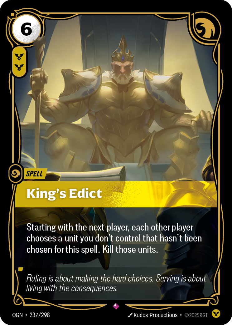King's Edict (Origins OGN-237)