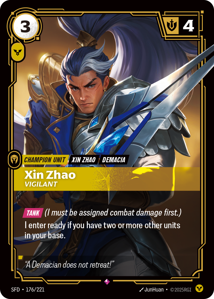 Xin Zhao - Vigilant (Spiritforged SFD-176)