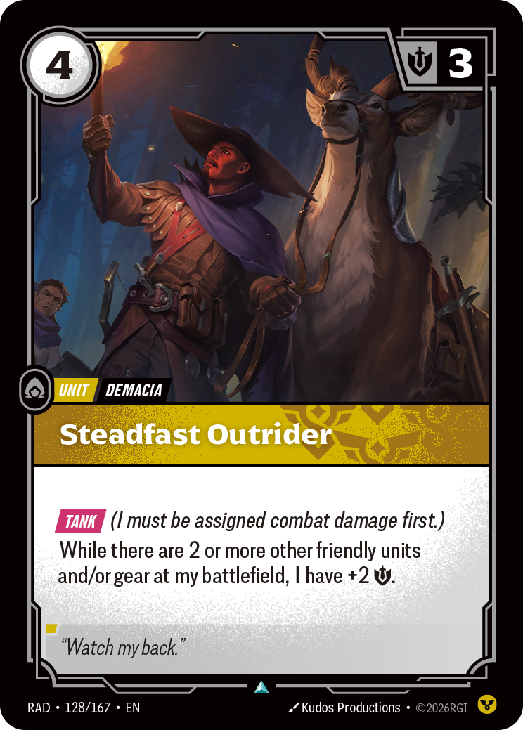 Steadfast Outrider (Radiance RAD-128/167)