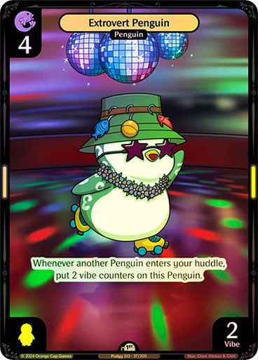 037 - Extrovert Penguin - Foil