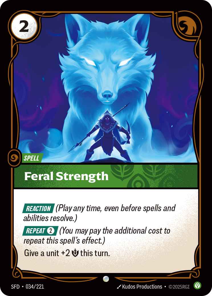 Feral Strength (Spiritforged SFD-034)
