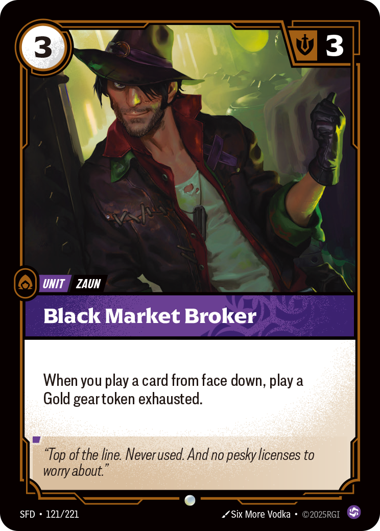 Black Market Broker (Spiritforged SFD-121)
