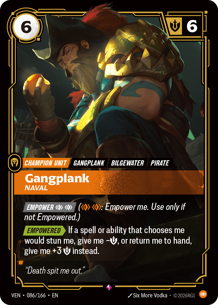 Gangplank, Naval (Vendetta VEN-086)