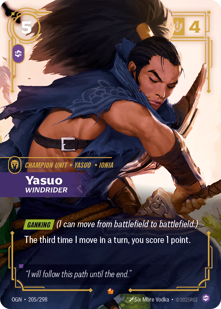 Yasuo - Windrider (Origins OGN-205)