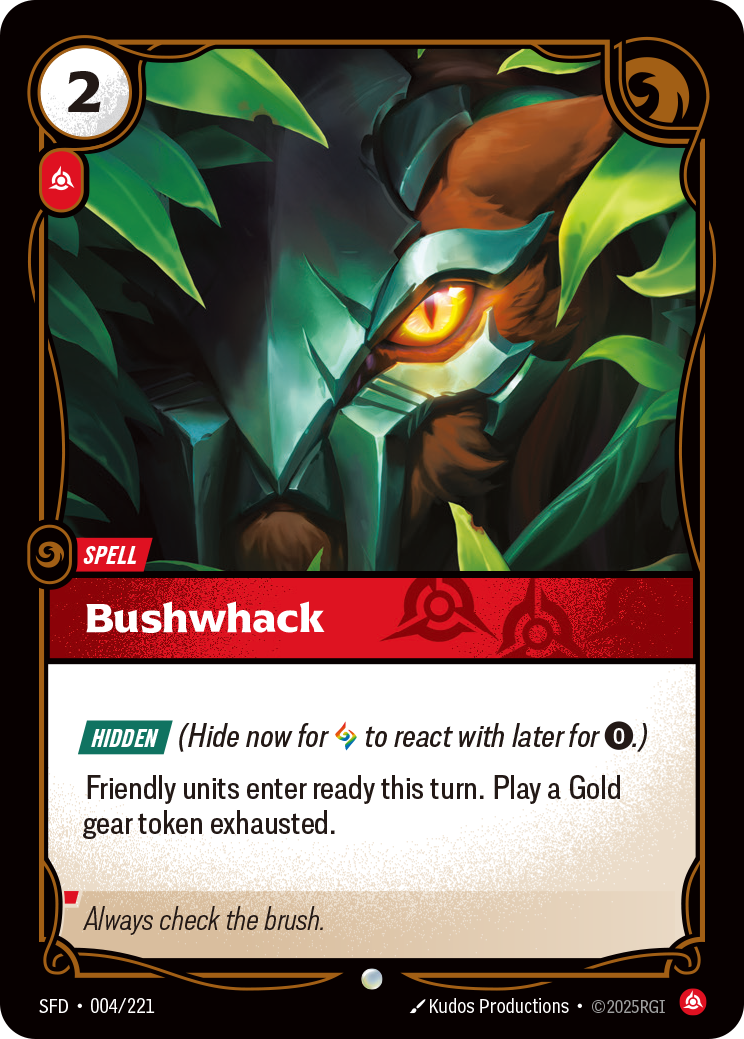 Bushwhack (Spiritforged SFD-004)